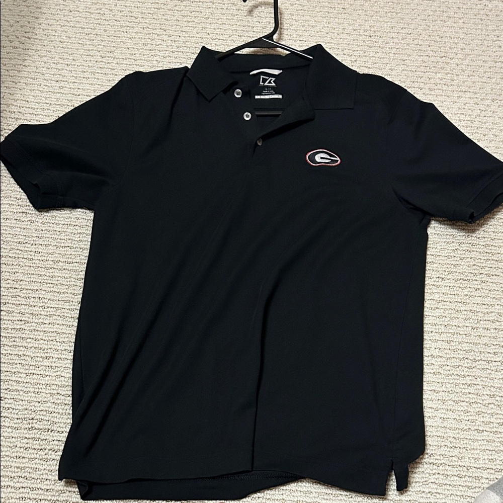 Cutter & Buck Black Georgia Polo Shirt